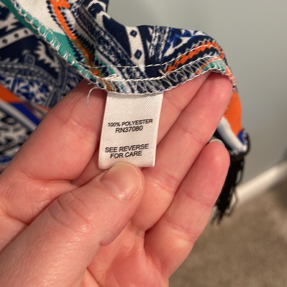 Aztec printed women’s kimono duster - Picture 5 of 6